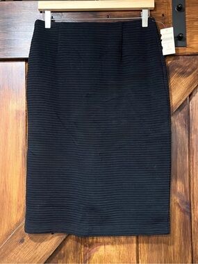 ❤️ NWT 6 Coldwater Creek Womens Classic Black Pencil Skirt Business Wear B2